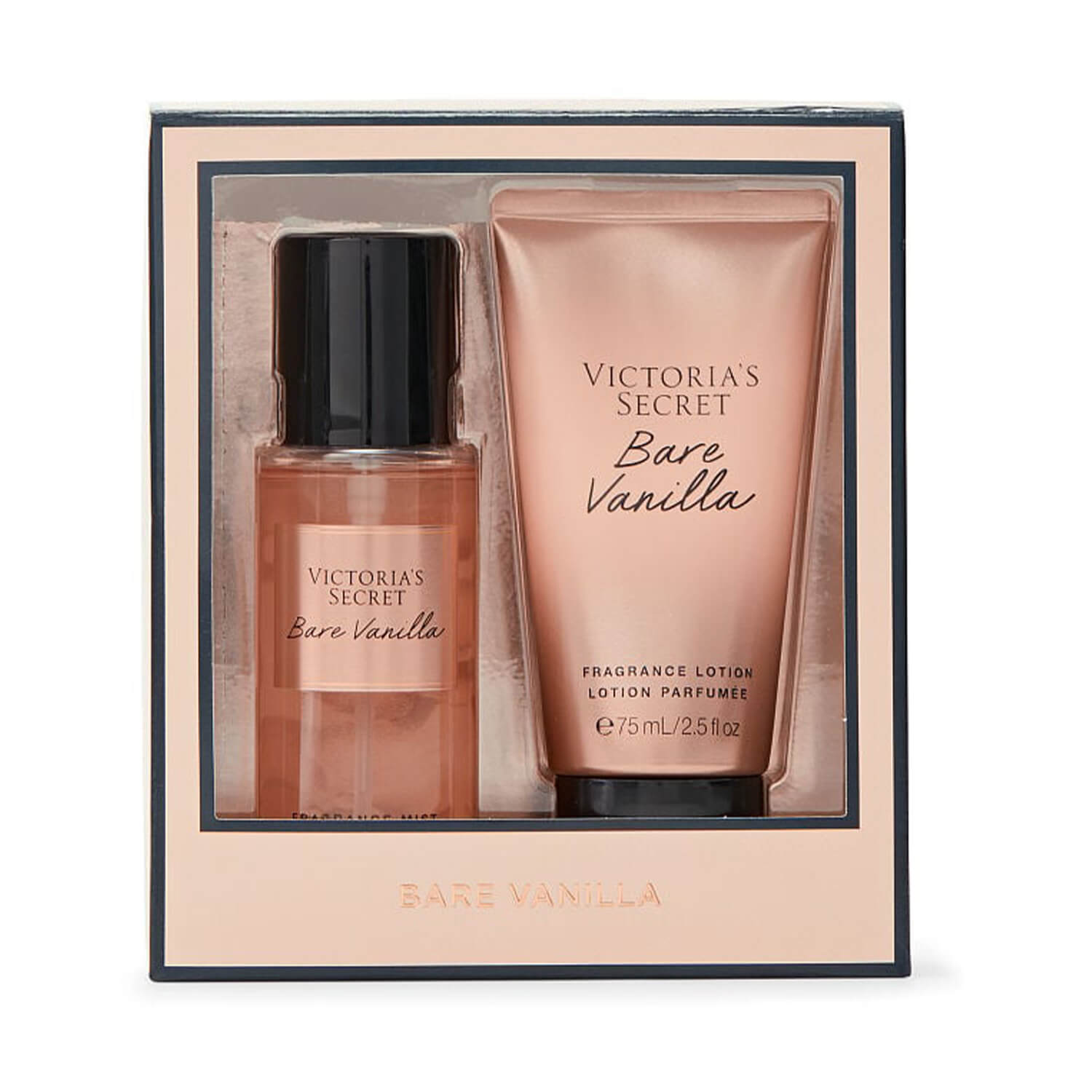 Victoria Secret Mist Lotion Duo Bare Vanilla – - Main Image