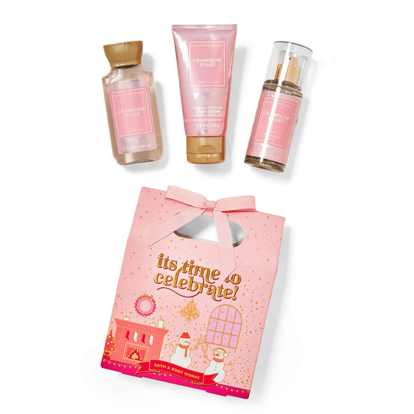 Shop bath and body works gift set for her in champagne toast fragrance available at Heygirl.pk for delivery in Pakistan