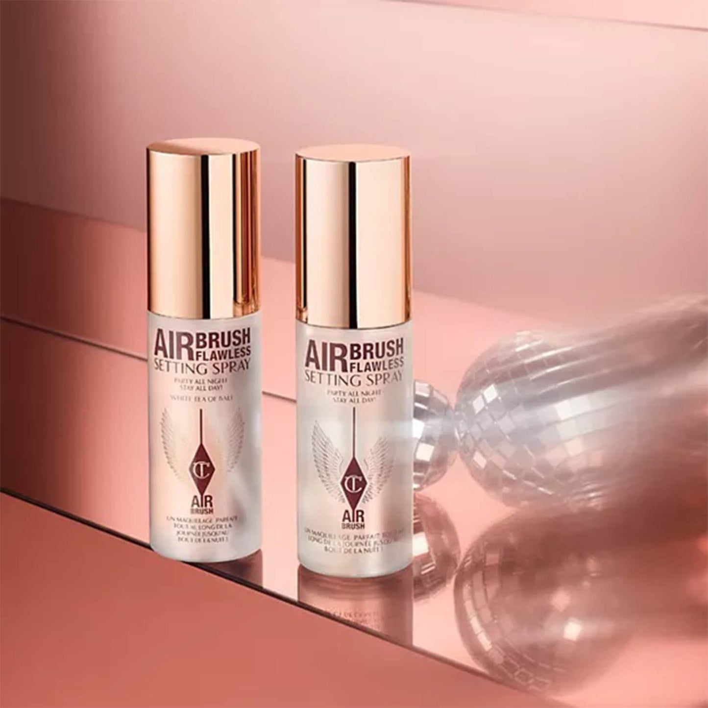 Shop Charlotte Tilbury Airbrush Flawless Setting Spray duo available at Heygirl.pk for delivery in Pakistan.