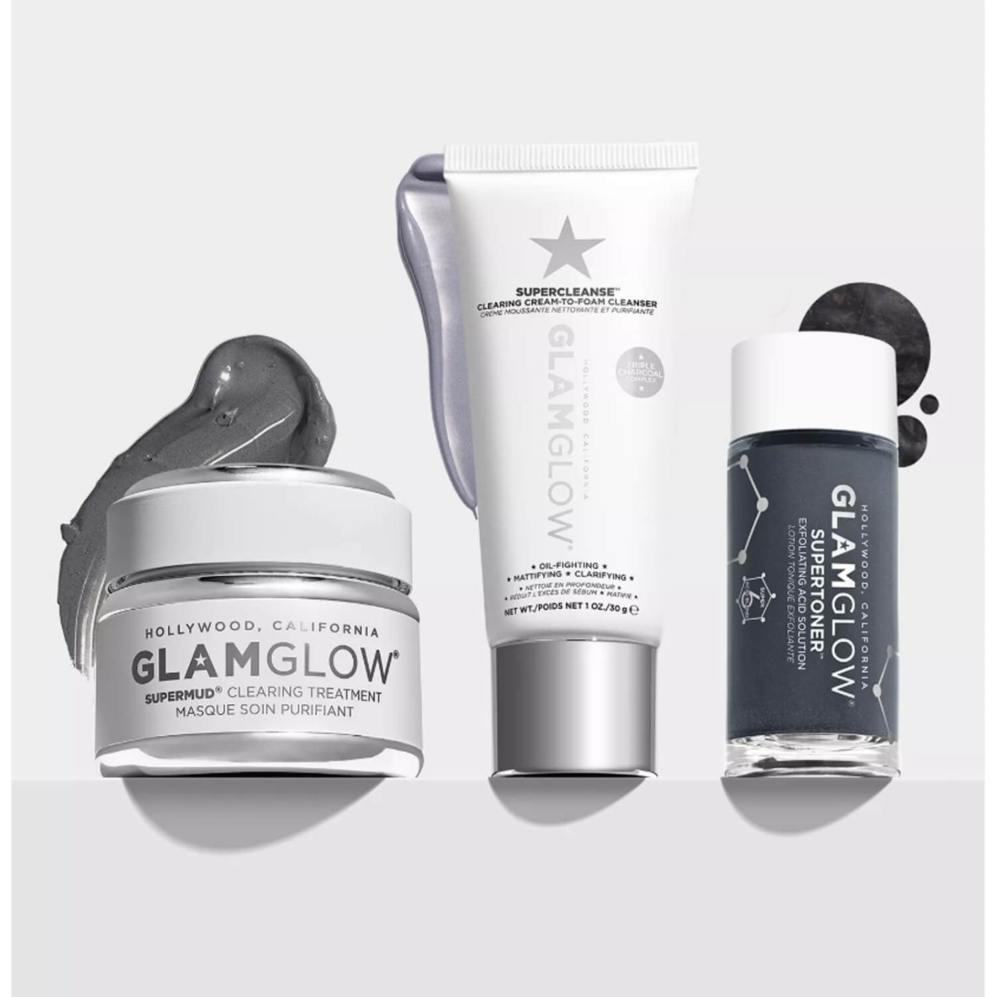 Shop GlamGlow Clear Skin Gift Set for her including supermud cleansing mask available at Heygirl.pk for delivery in Pakistan.