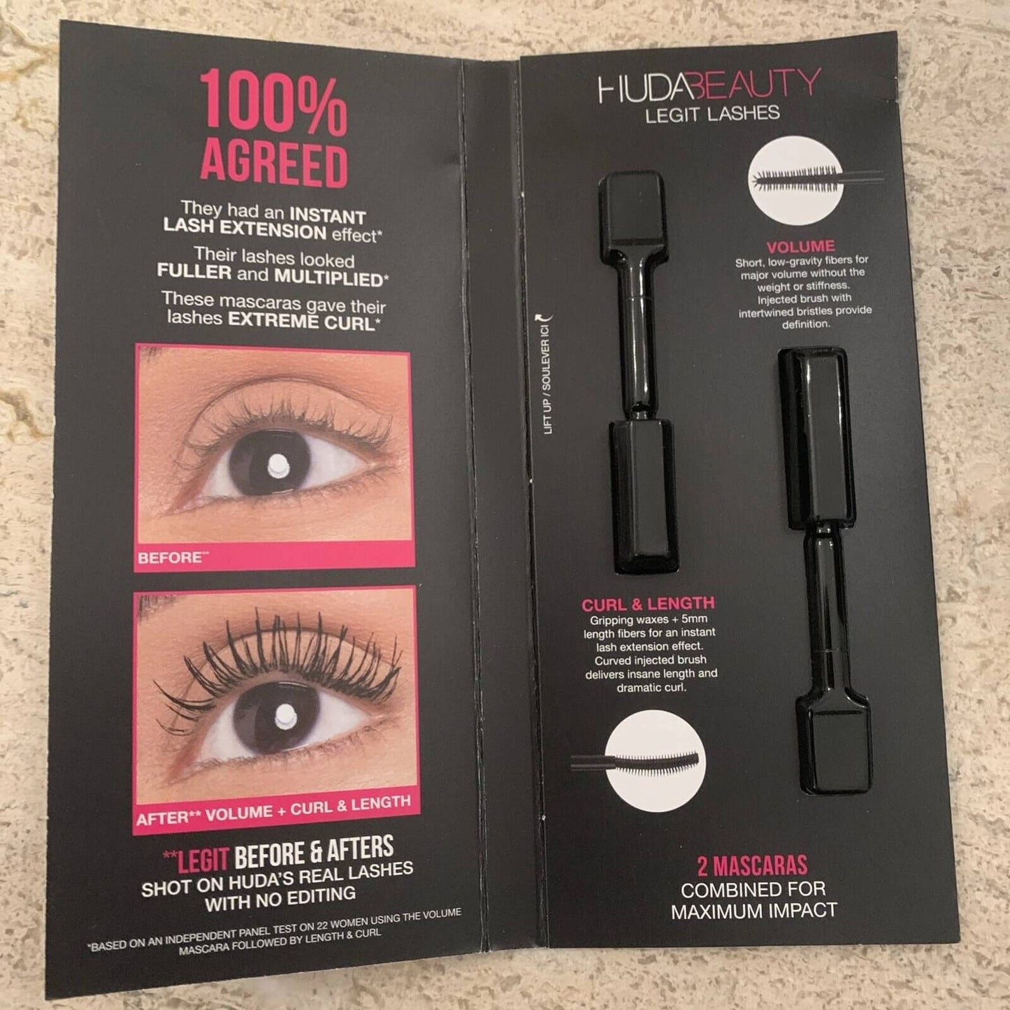 Shop Huda Beauty Legit Lashes Mascara for her available at Heygirl.pk for delivery in Pakistan.