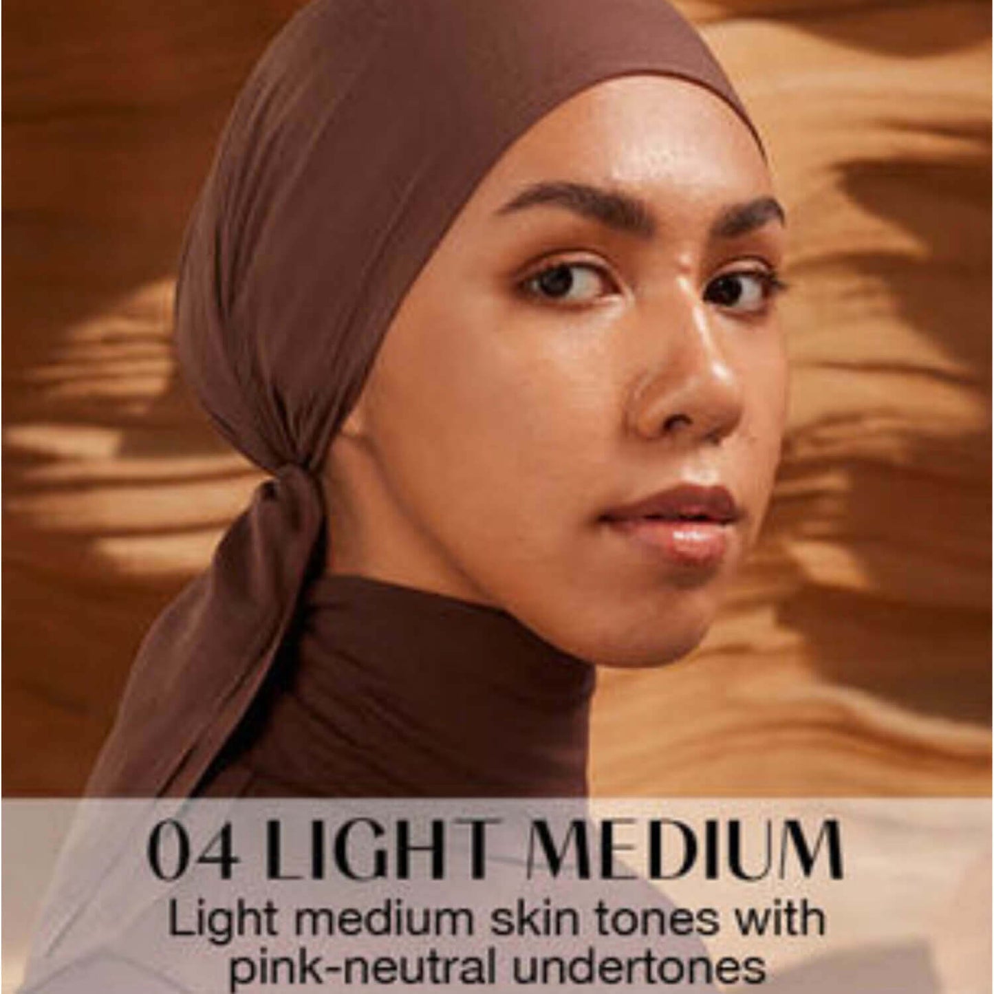 swatch image of Huda Beauty Glowish Skin Tint Foundation available at Heygirl.pk in Pakistan