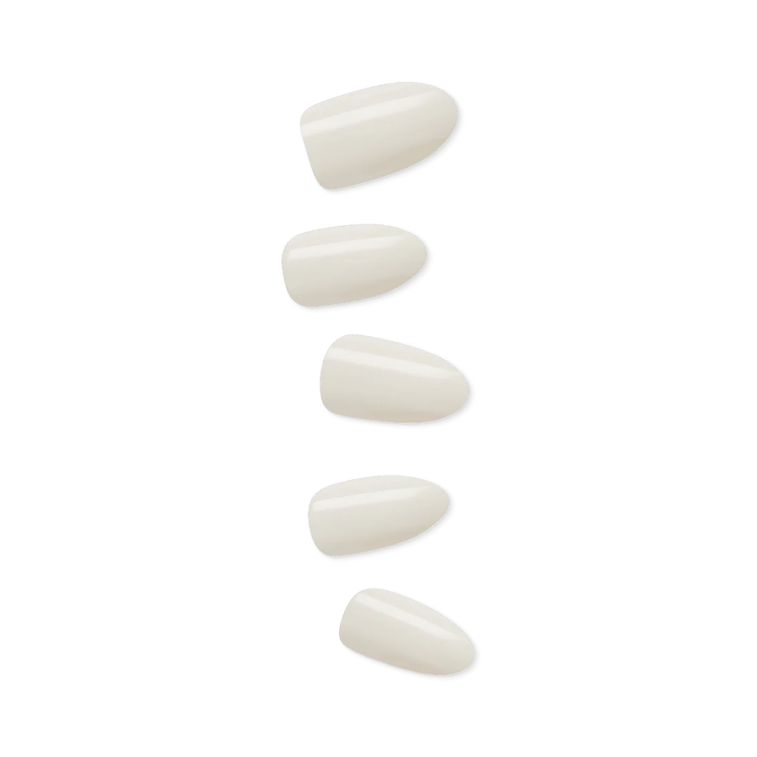 Shop artificial press-on manicure and nails in white almond shape for Eid wear available at Heygirl.pk for delivery in Pakistan.