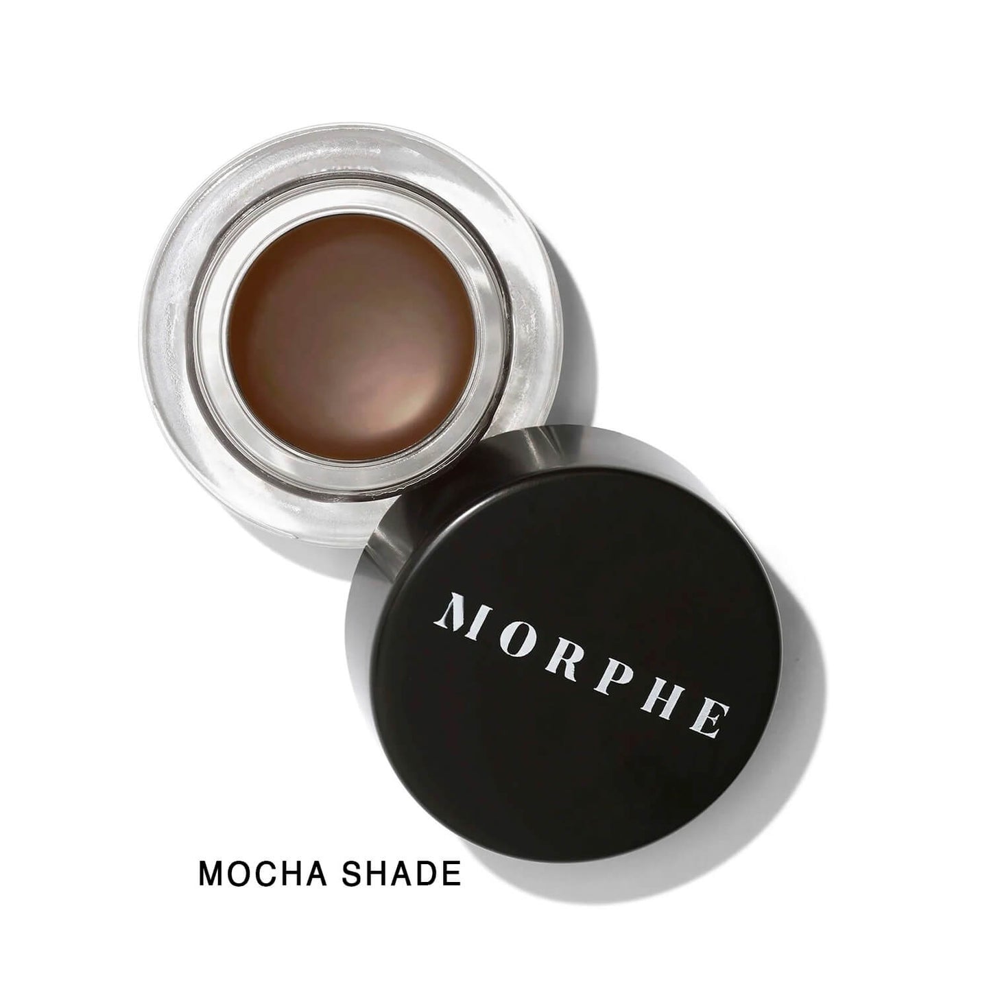 image swatch of morphe mocha shade eyebrow cream for her available at Heygirl.pk for delivery in Pakistan