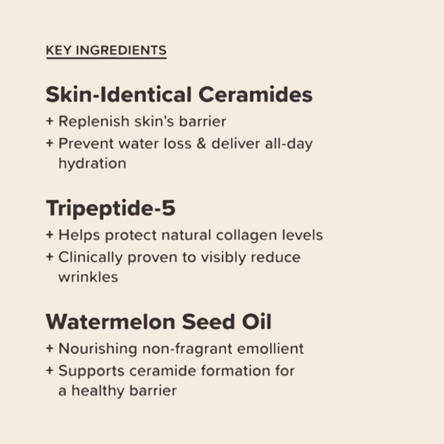 image showing ingredients of Paula's Choice 2% advanced repairing moisturizer that strengthens, smooths and improves skin’s delicate barrier in 30 minutes in Pakistan