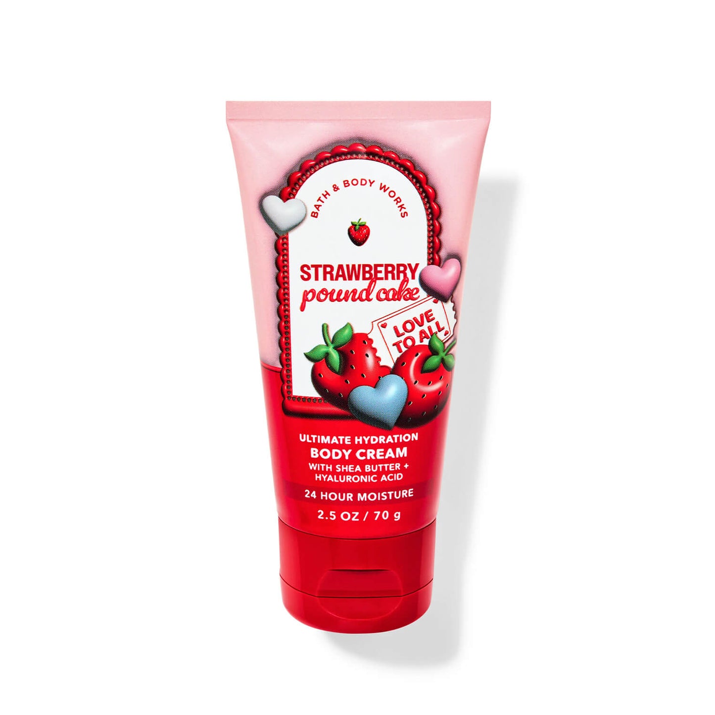 Shop 100% original Bath & Body Works travel size body cream in Strawberry Pound Cake available at Heygirl.pk for delivery in Pakistan.