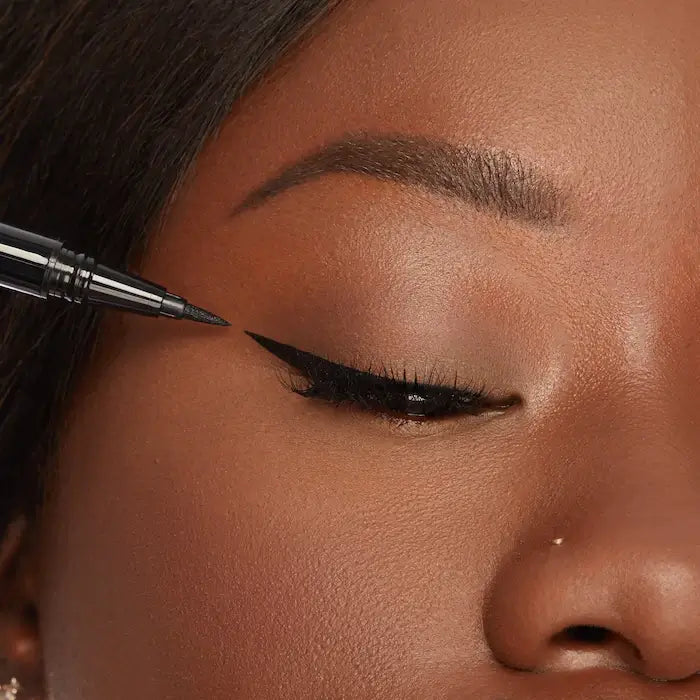 image showing how to use Tarte Double Take Eyeliner available at Heygirl.pk for delivery in Pakistan.