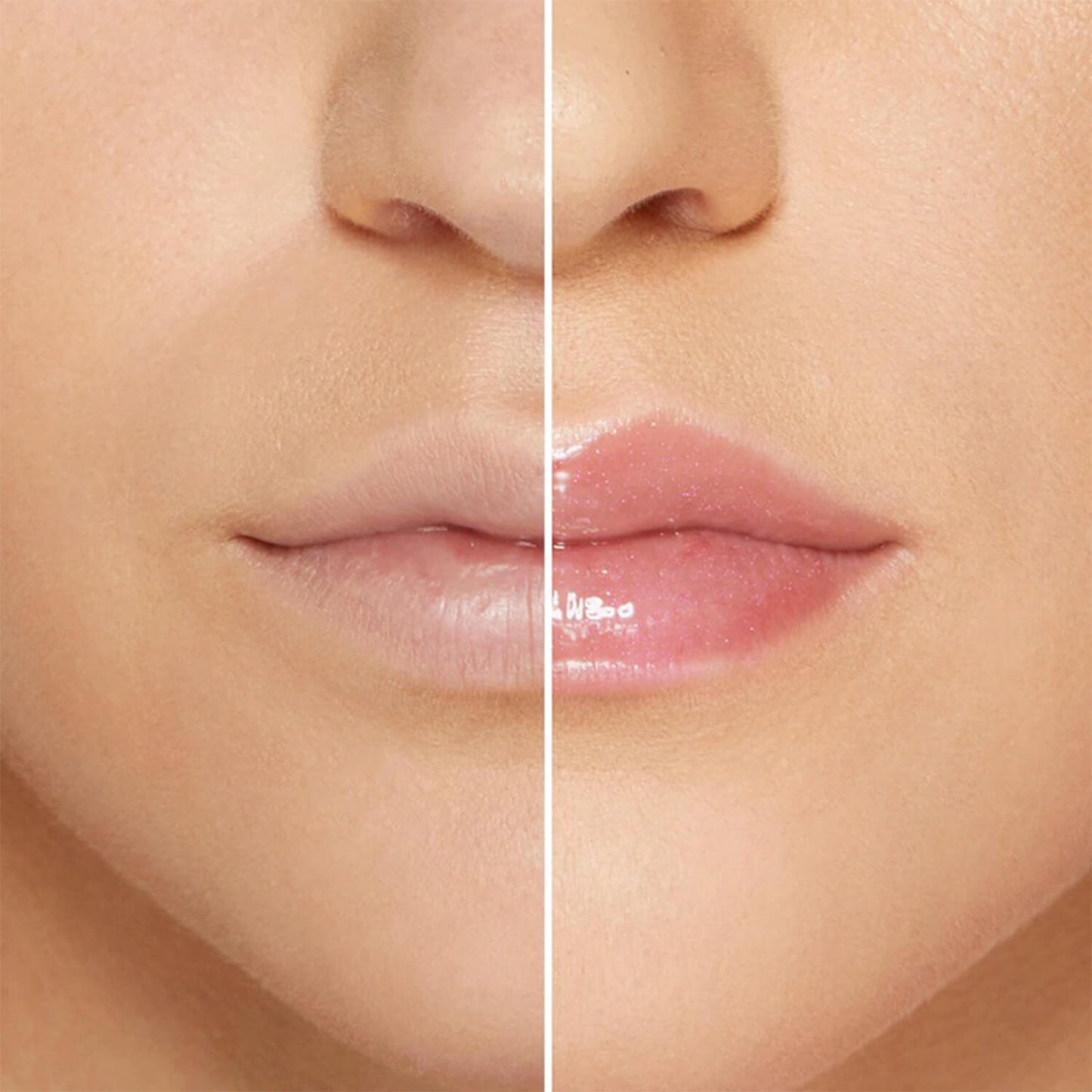 swatch of Too Faced Cosmetics Lip injection plumper lip gloss in Yummy bear shade available at Heygirl.pk for delivery in Pakistan.