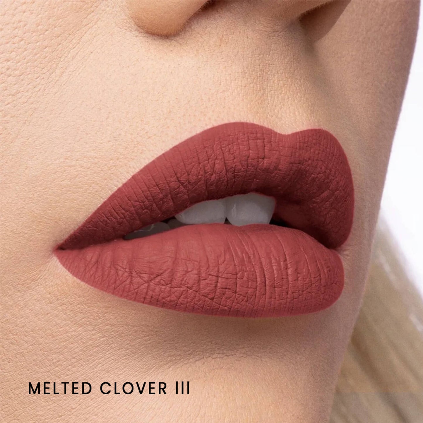 swatch of Too Faced Melted Matte Lipstick in melted clover shade available at heygirl.pk for delivery in Pakistan