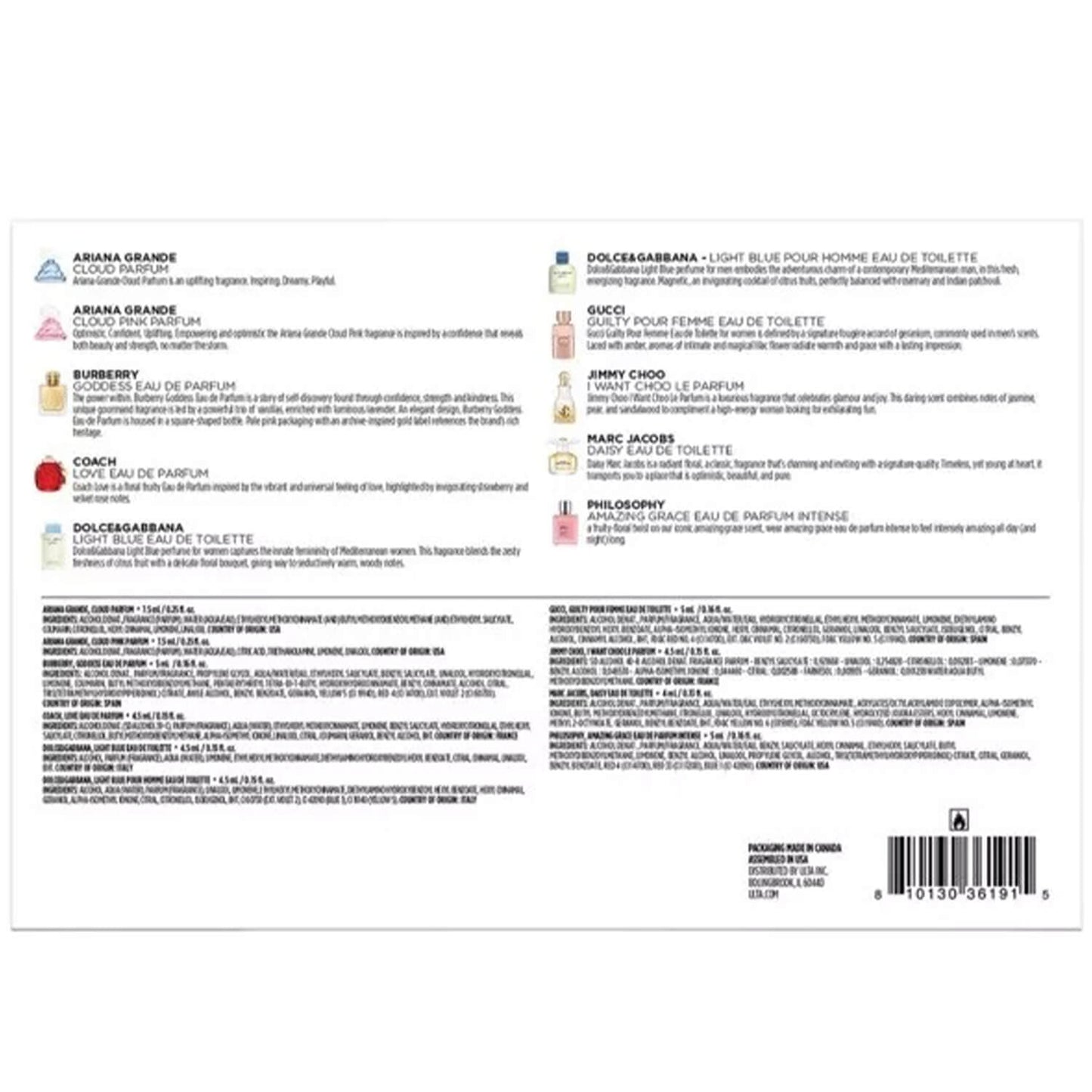 Ulta Beauty Limited Edition Perfume Gift Set