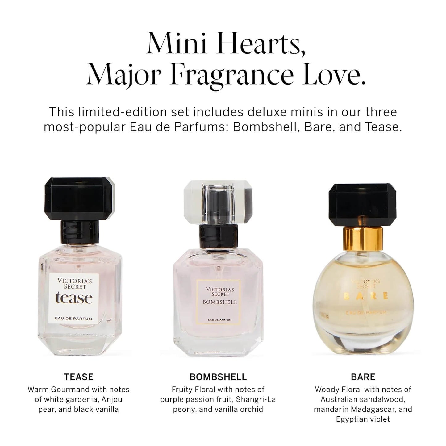 image showing perfumes in victoria secret valentine perfume gift set for her available at Heygirl.pk for delivery in Pakistan