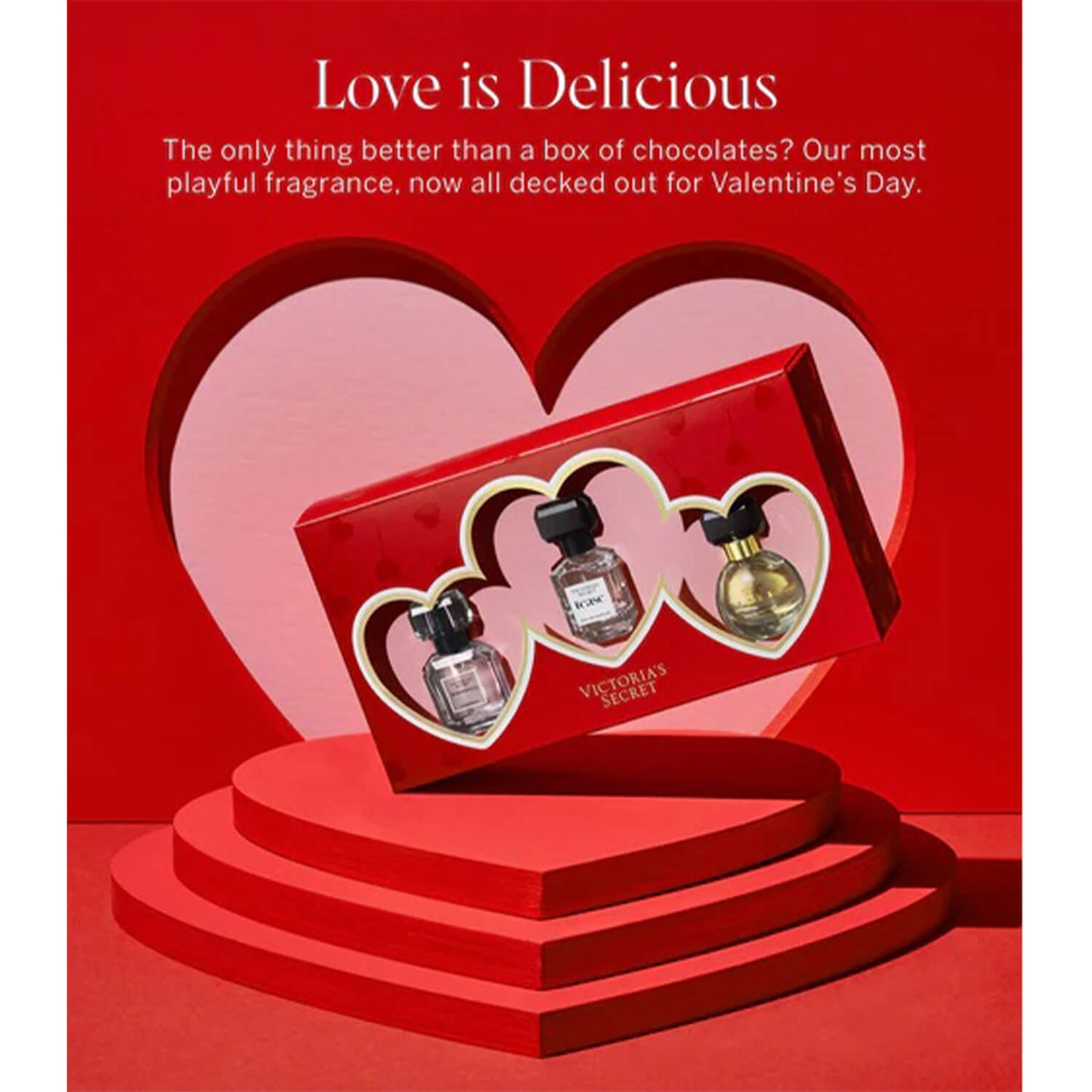Shop victoria secret valentine perfume gift set for her available at Heygirl.pk for delivery in Pakistan