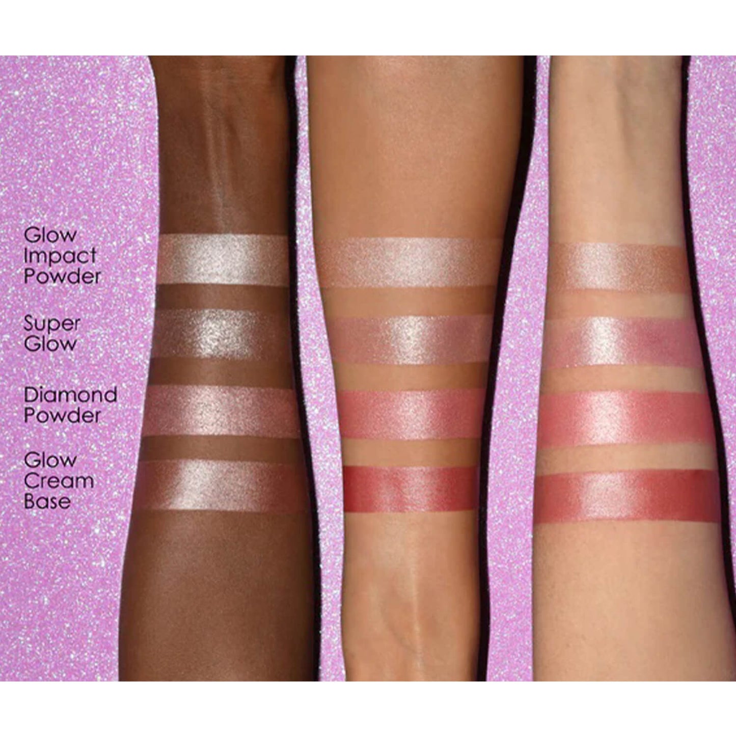 swatch of Natasha Denona Love Glow cheek Palette available at Heygirl.pk for delivery in Pakistan