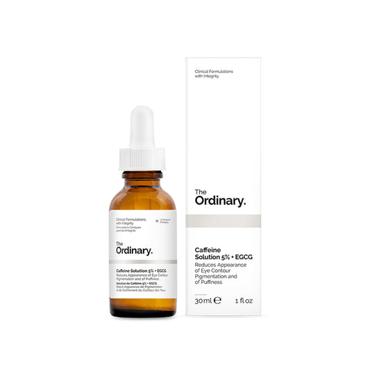 The Ordinary Caffeine Solution 5% + EGCG for dark cicles available at Heygirl.pk for delivery in Pakistan