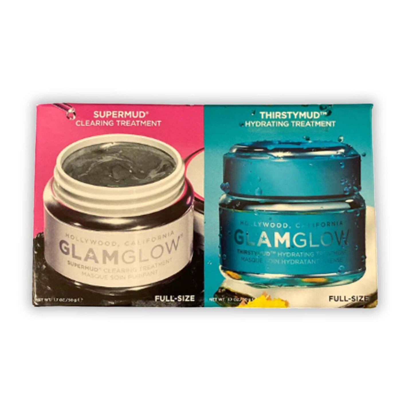 GlamGlow ThirstyMud & SuperMud Combo Set