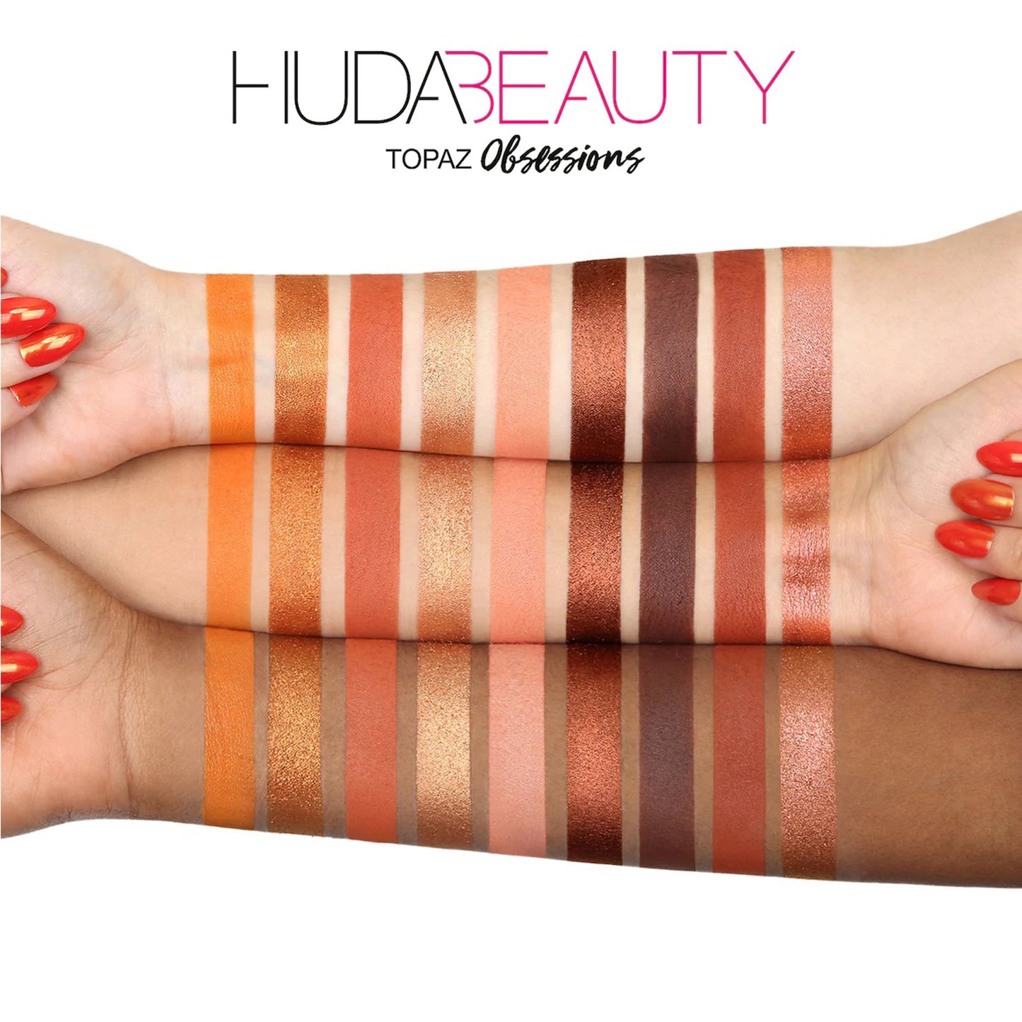 Huda Obssession Palette Ruby. cash on delivery huda beauty products in pakistan