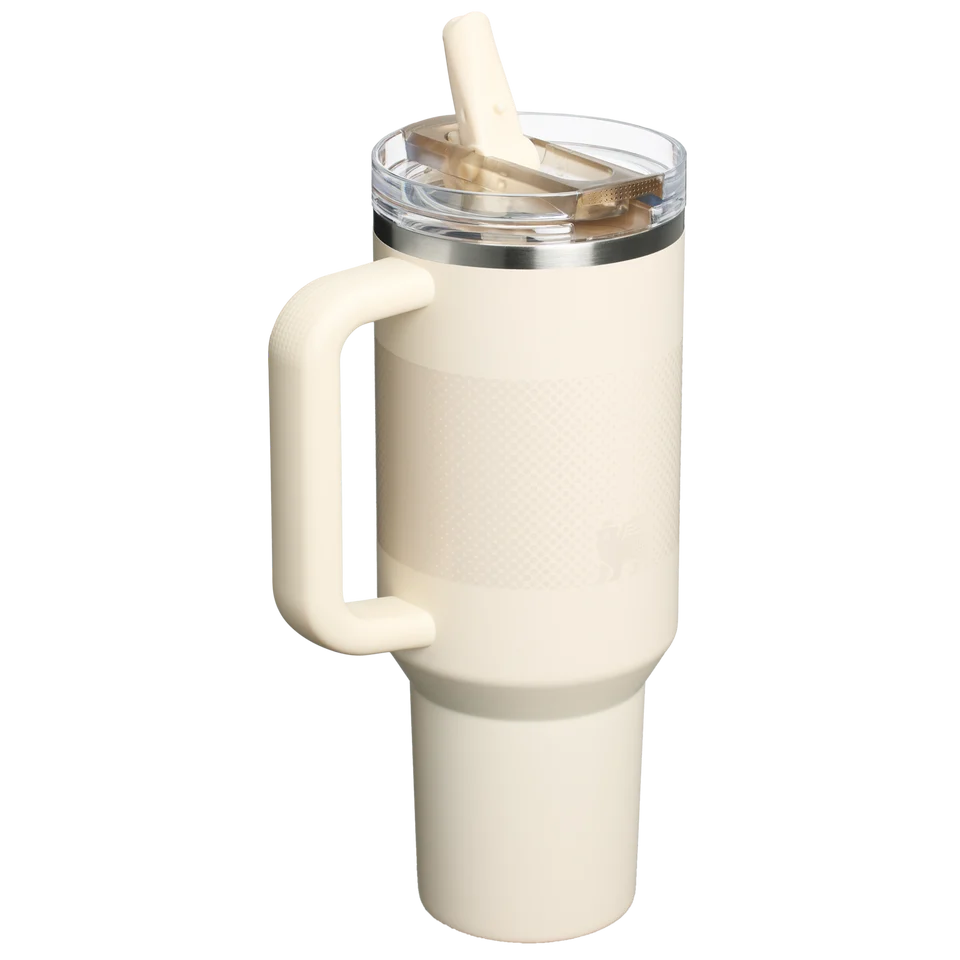 Shop 100% original Stanley Flip Straw Tumbler 40oz in Cream color in Pakistan