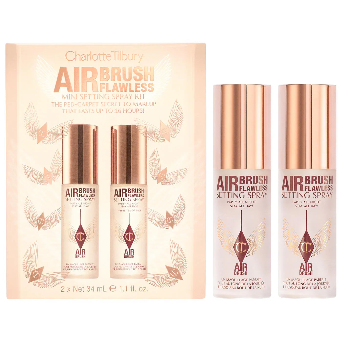 Shop Charlotte Tilbury Airbrush Flawless Setting Spray duo available at Heygirl.pk for delivery in Pakistan. 