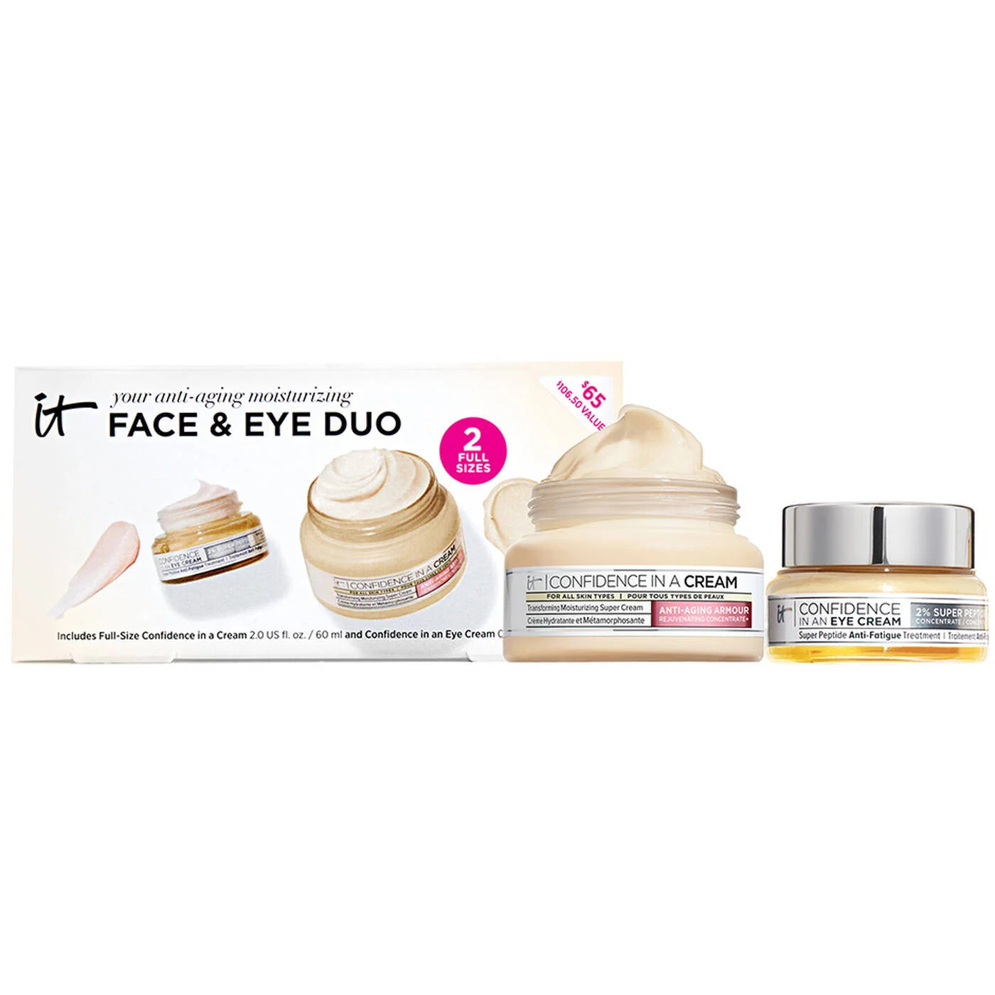 Shop IT Cosmetics Anti Aging Face and Eye Cream Duo for her available at Heygirl.pk for delivery in Pakistan. 