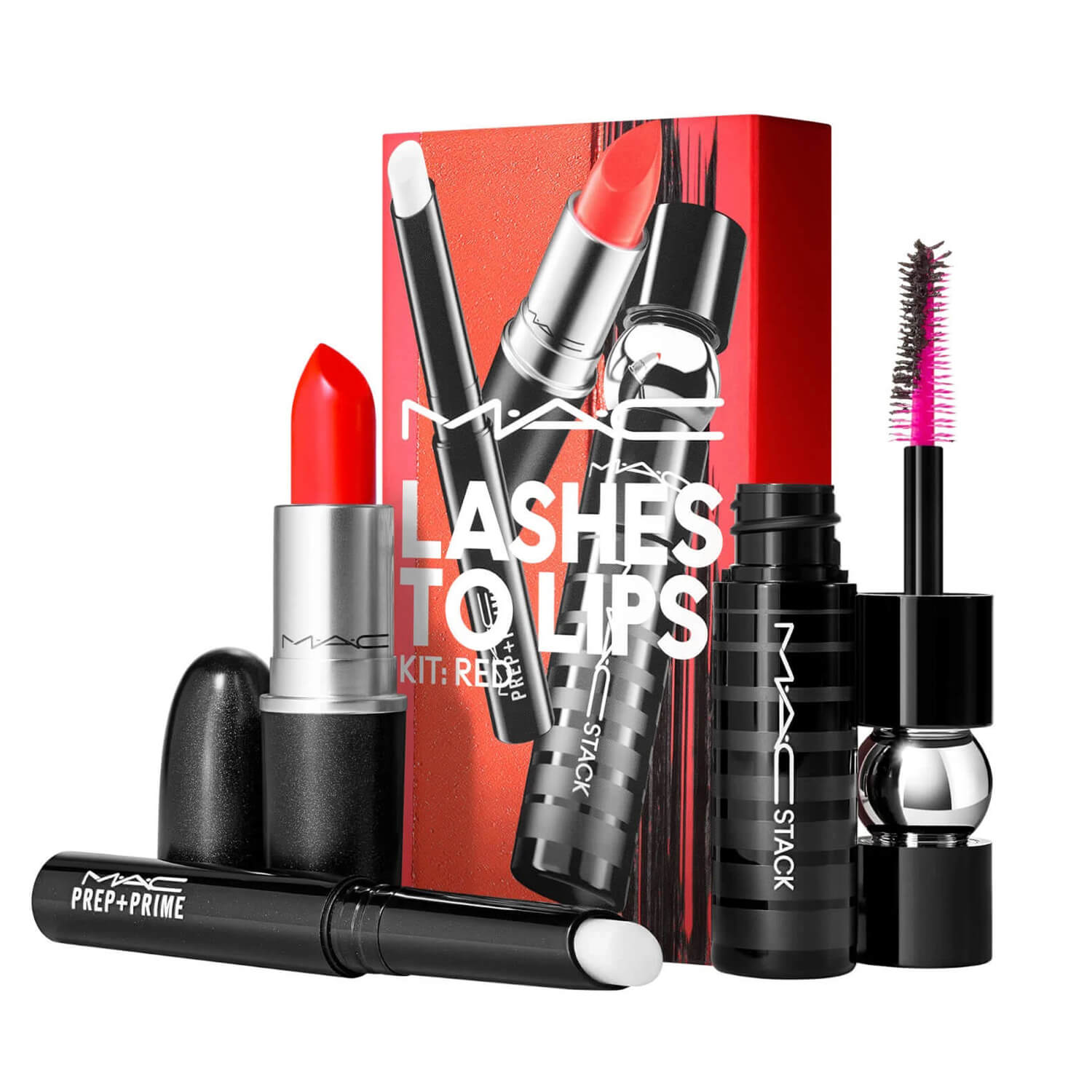 Shop MAC lashes to lips red kit available at Heygirl.pk for delivery in Pakistan