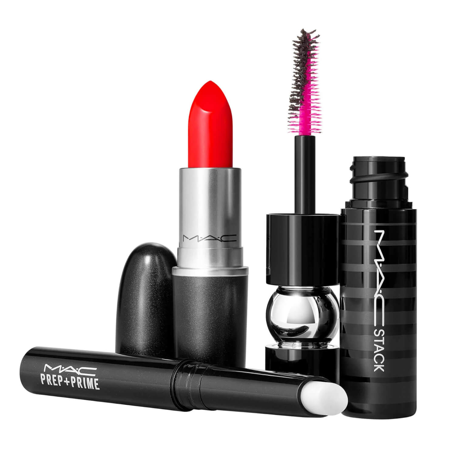 Shop MAC lady danger lipstick and mini mascara kit available at Heygirl.pk for delivery in Pakistan