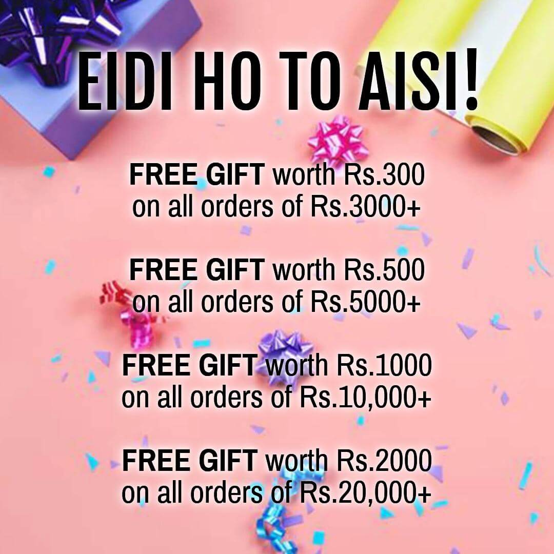 eid discounts on all skincare and cosmetics in Pakistan