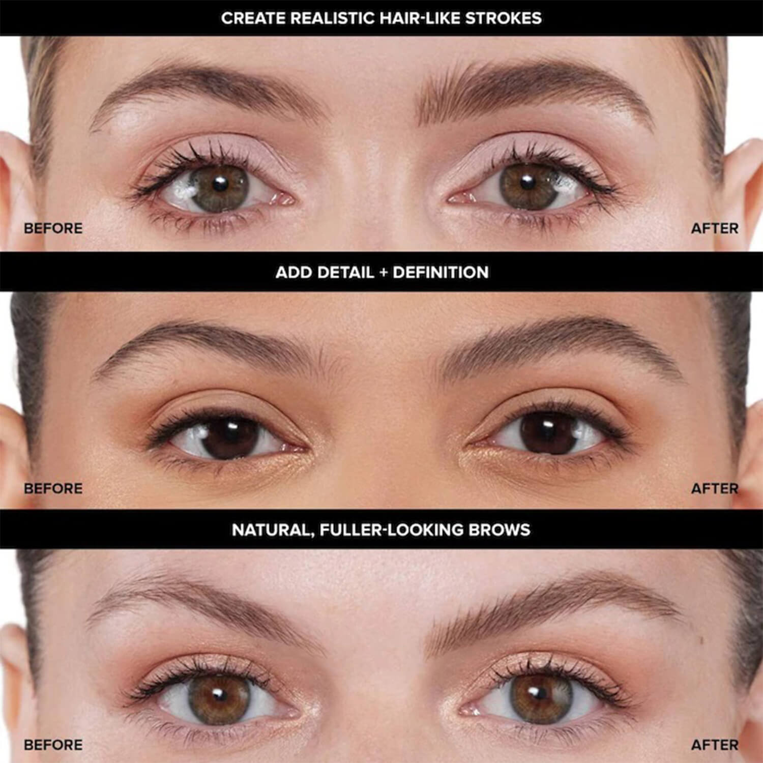 image showing benefits of using Anastasia Waterproof Eyebrow Pen for Her available at Heygirl.pk for delivery in Pakistan.
