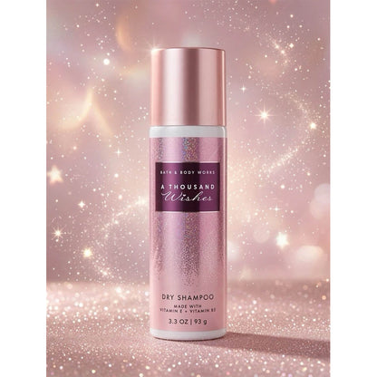 A bottle of Bath & Body Works Dry Shampoo in Thousand Wishes fragrance for HER available at Heygirl.pk in Pakistan