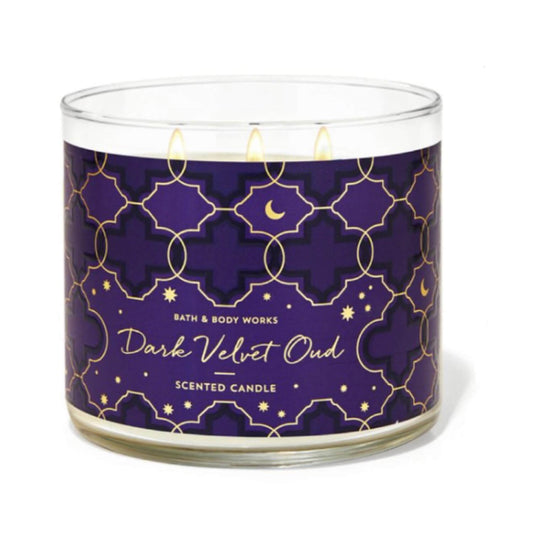 Shop 100% original Bath and Body Works' best-selling candle in dark velvet oud fragrance available at Heygirl.pk for delivery in Pakistan.