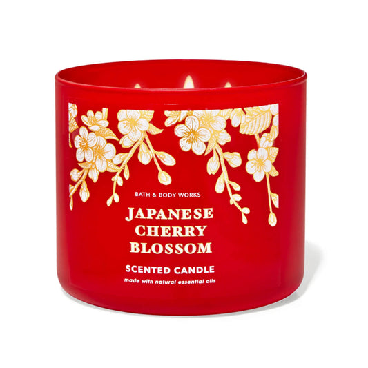 Bath & Body Works 3-Wick Candle - Japanese Cherry Blossom
