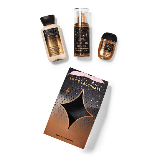 shop bath and body into the night travel gift set for her available at Heygirl.pk for delivery in Pakistan