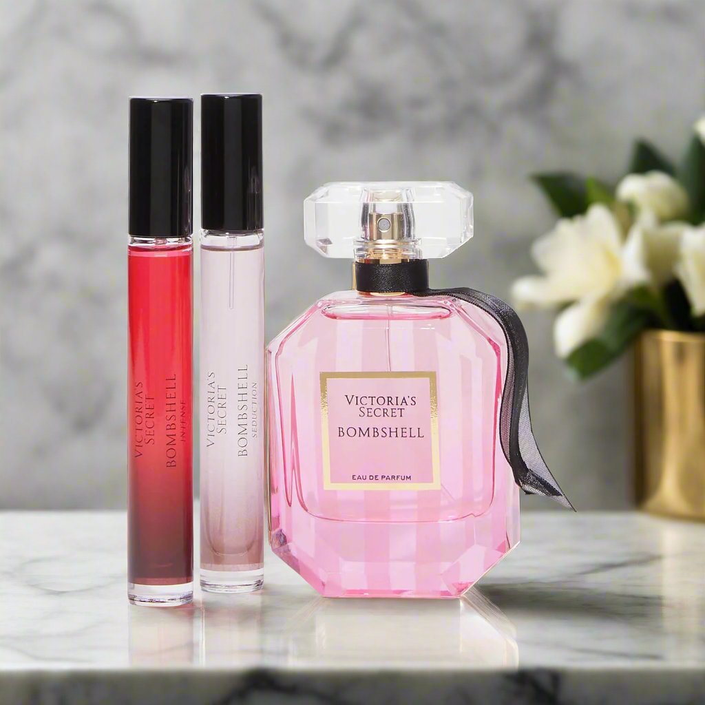 Shop Victoria's Secret bombshell perfume gift set for her available at Heygirl.pk for delivery in Pakistan