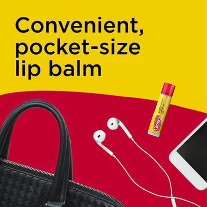 image showing benefits of using Carmex Lip Barm stick set available for Heygirl.pk for delivery in Pakistan.