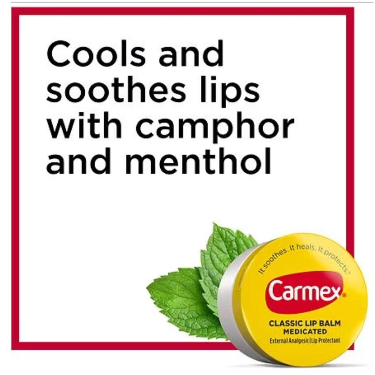 image showing benefits of using Carmex Lip Barm stick set available for Heygirl.pk for delivery in Pakistan. 