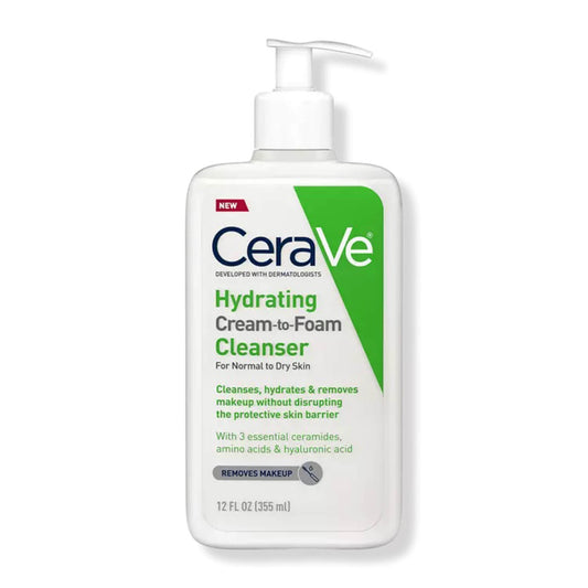 Shop CeraVe Hydrating Cream to Foam Cleanser for normal to dry skin available at Heygirl.pk for delivery in Pakistan