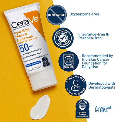 image showing benefits of using cerave sunscreen spf 50 available for delivery at Heygirl.pk in pakistan karachi lahore islamabad quetta peshawar