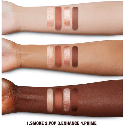 image showing swatch of Charlotte Tilbury Pillow Talk Eyeshadow Palette for her available at Heygirl.pk for delivery in Pakistan.