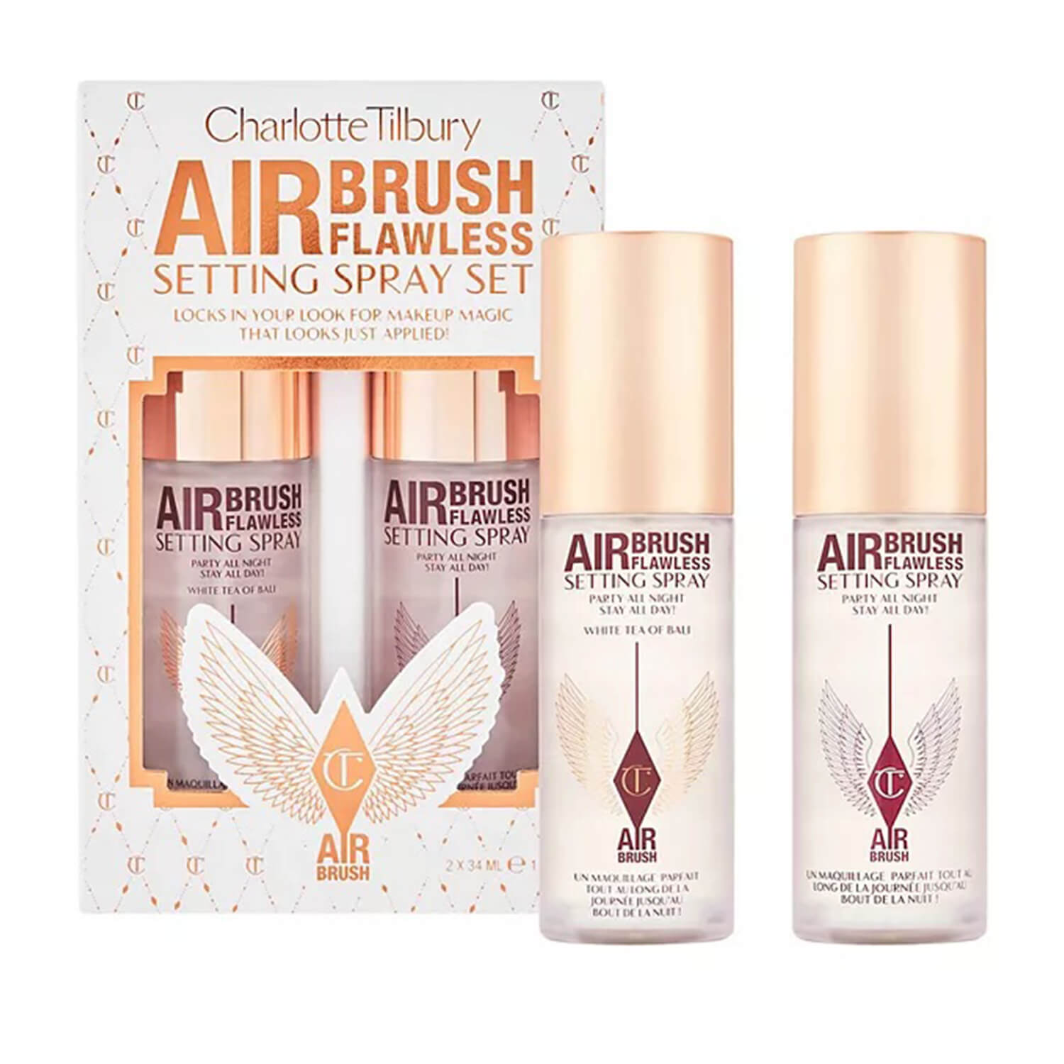 Shop Charlotte Tilbury Airbrush Flawless Setting Spray duo available at Heygirl.pk for delivery in Pakistan. 