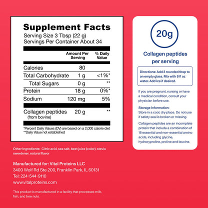 Vital Proteins Collagen Peptides, Ice Pop