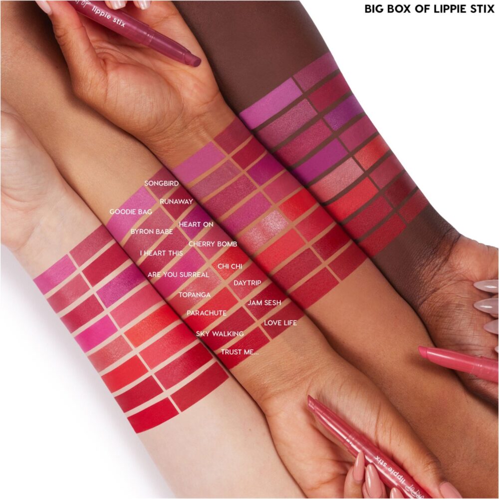 swatch of ColourPop Big Lippie Stix Gift set for Her available at Heygirl.pk for delivery in Pakistan. 