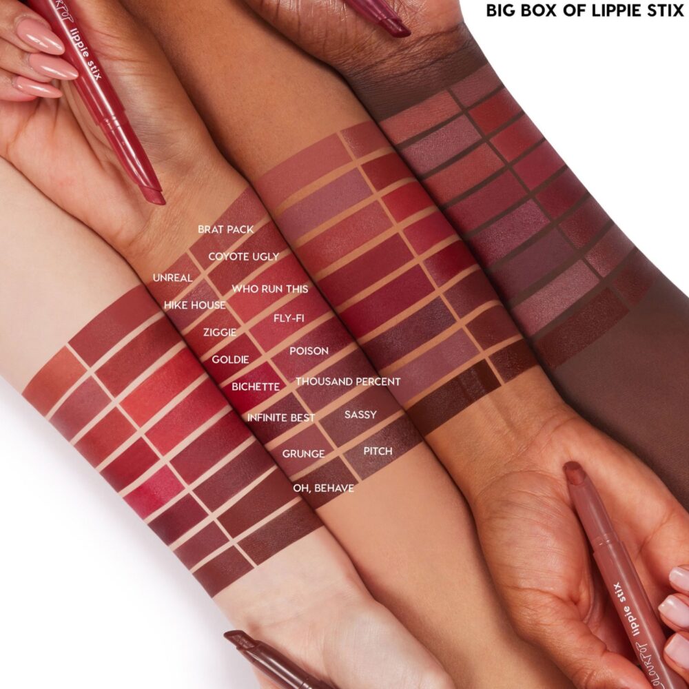 swatch of ColourPop Big Lippie Stix Gift set for Her available at Heygirl.pk for delivery in Pakistan. 