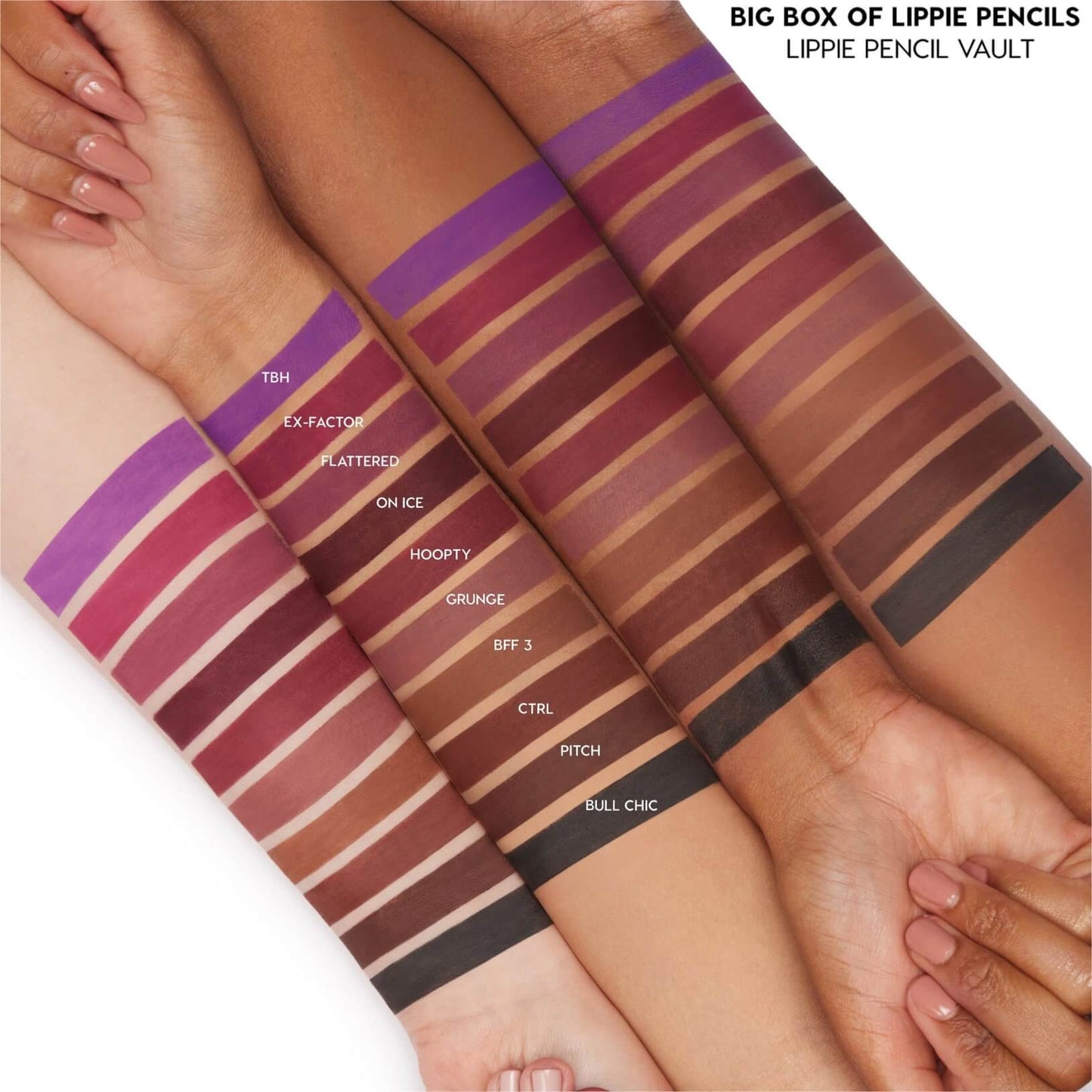 swatch image of ColourPop Big Lippie Pencil Gift set for Her available at Heygirl.pk for delivery in Pakistan