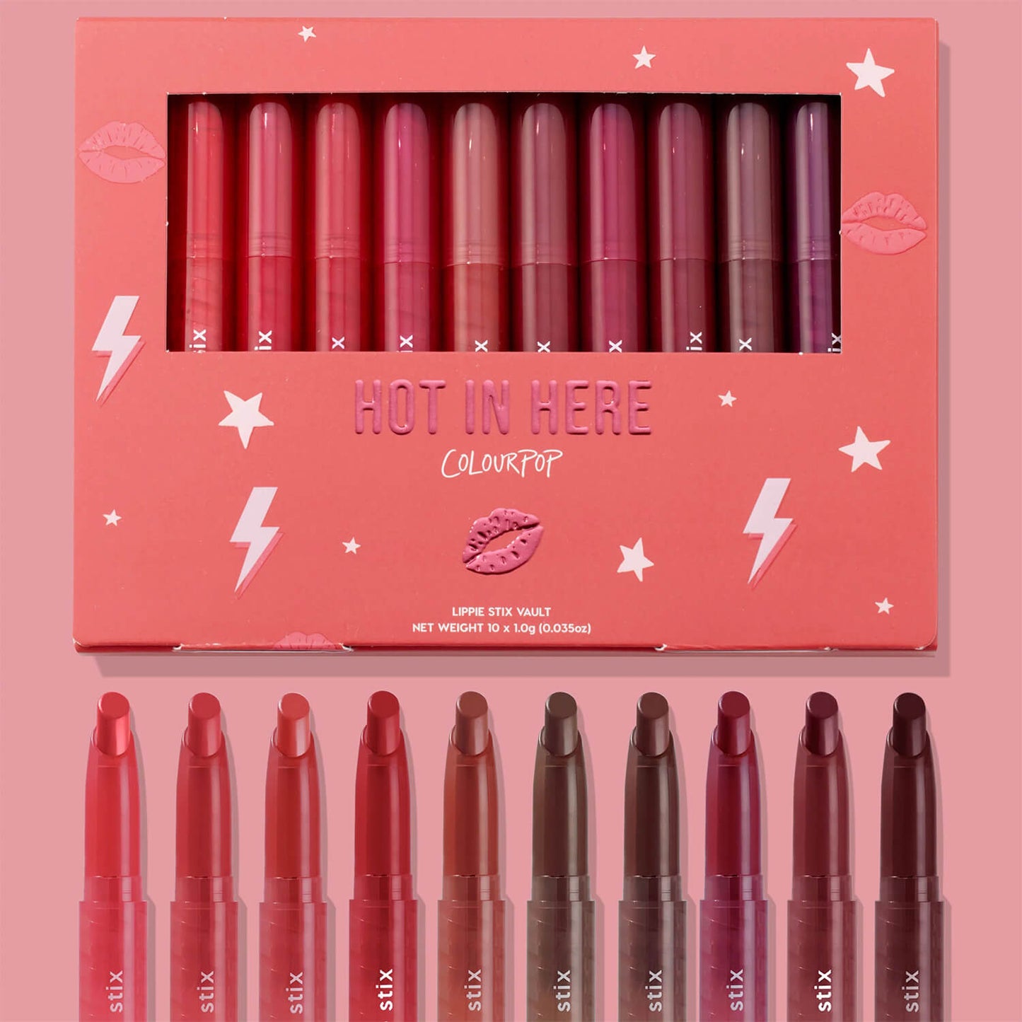 Shop ColourPop Hot in Here Lippie Stix gift set for her available at Heygirl.pk for cash on delivery in Pakistan. 