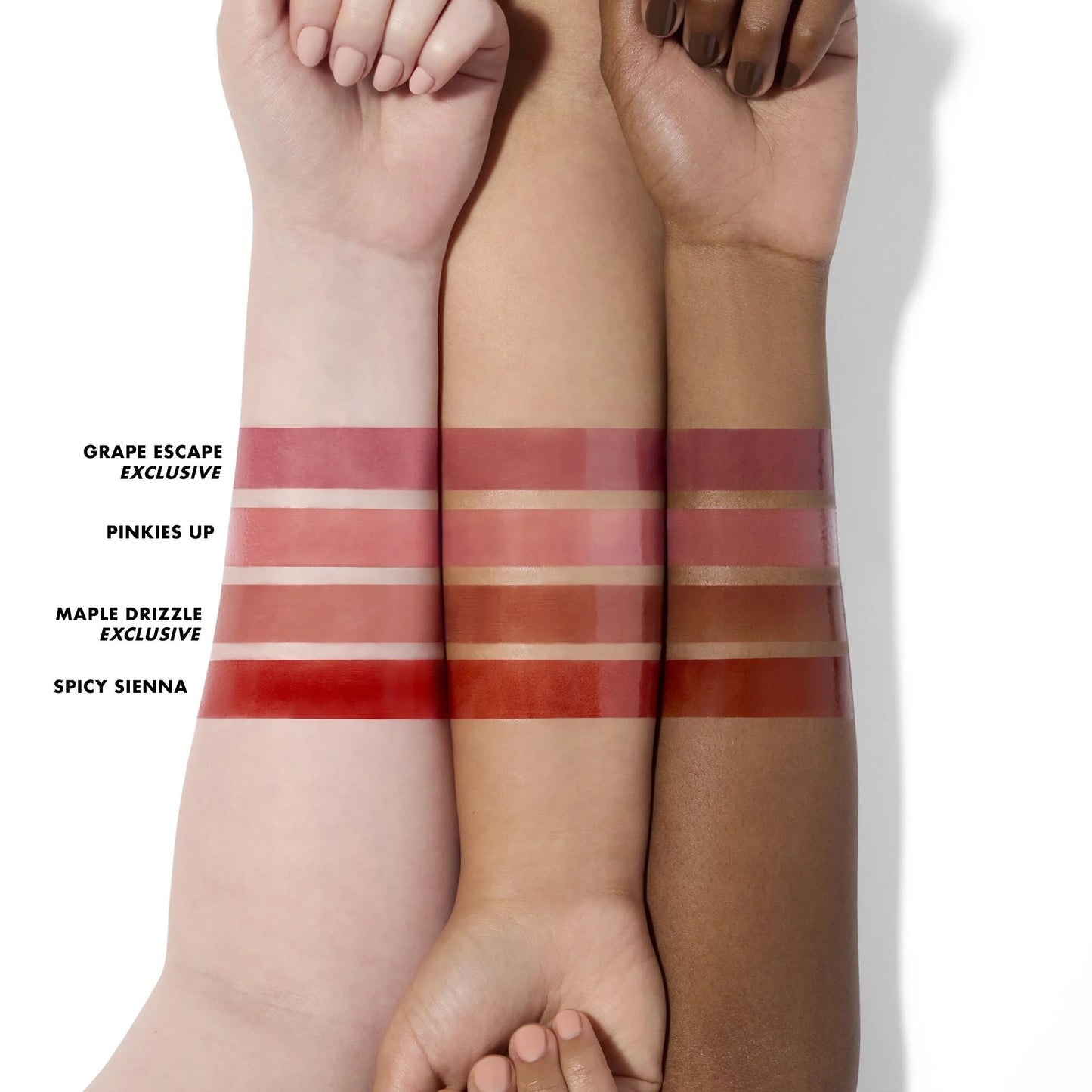 swatch image of 100% original elf Glossy Lip Stain Kit for HER available at Heygirl.pk in Pakistan