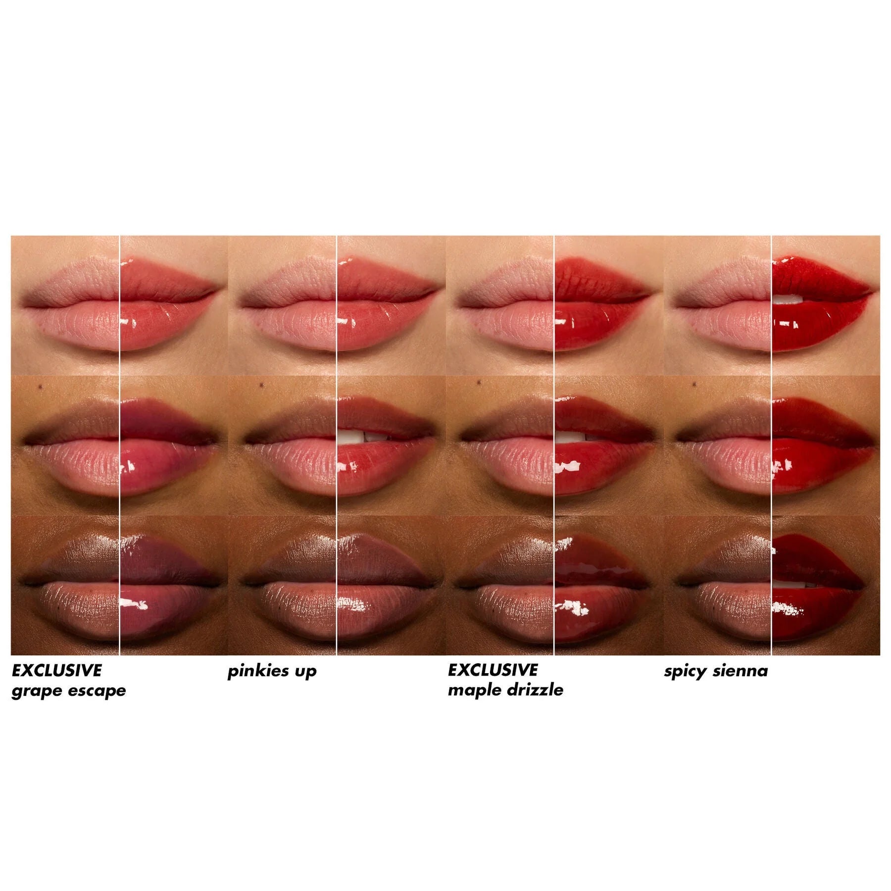 swatch image of 100% original elf Glossy Lip Stain Kit for HER available at Heygirl.pk in Pakistan