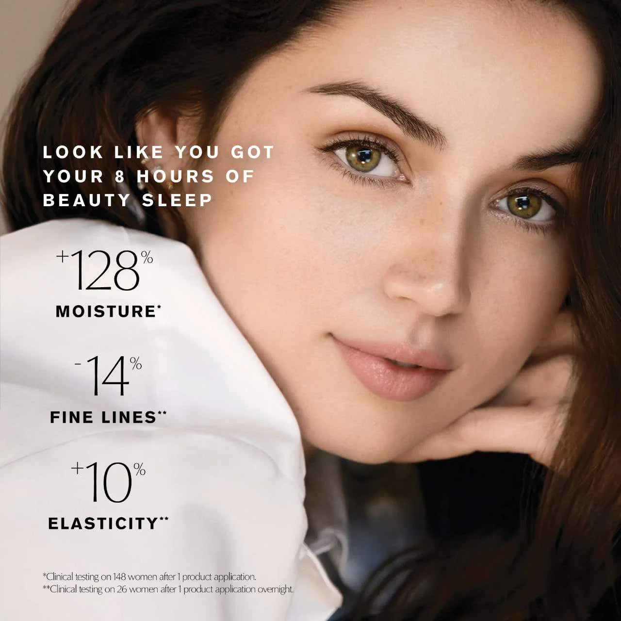 image showing benefits of using Estee Lauder Advanced Night Repair Serum to reduce fine lines, wrinkles, clogged pores and signs of aging available for delivery in Pakistan.