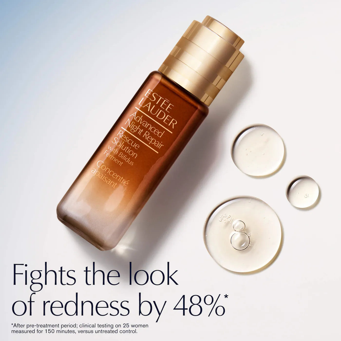 image showing benefit of using Estee Lauder Advanced Night Repair Rescue Solution for Skin Redness and post-acne marks for her available at Heygirl.pk in Pakistan.