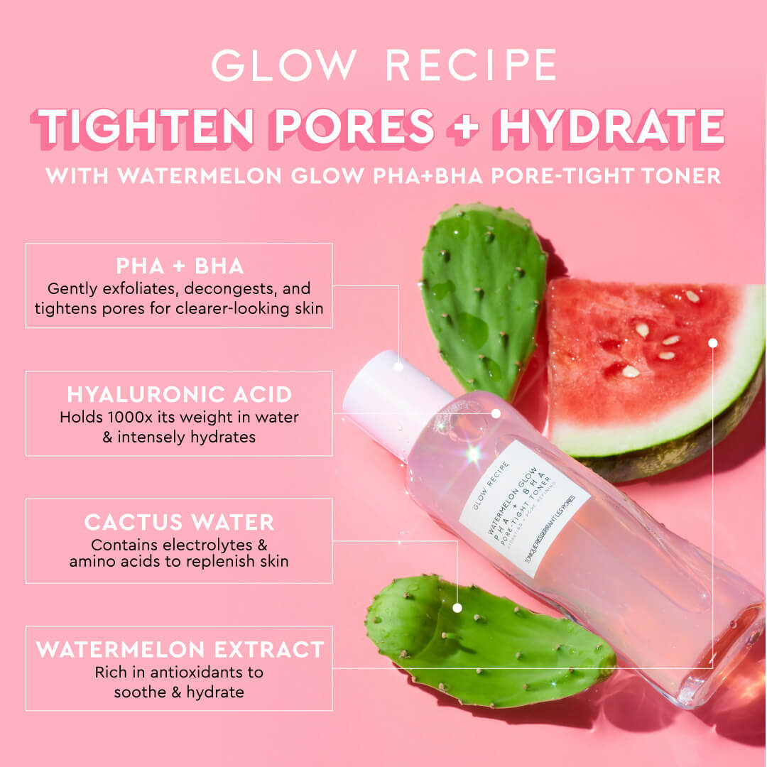 Glow Recipe Watermelon Glow PHA + BHA Pore-Tight Toner – HeyGirl.pk