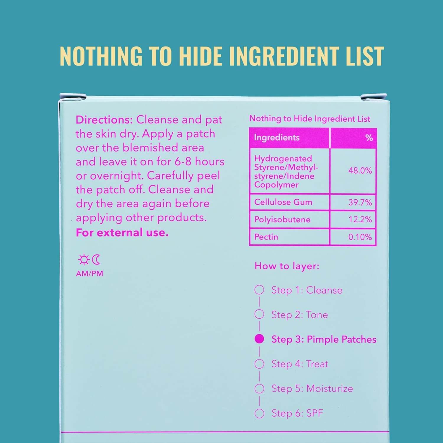 image showing how to use good molecules pimple patches available at Heygirl.pk for delivery in Pakistan