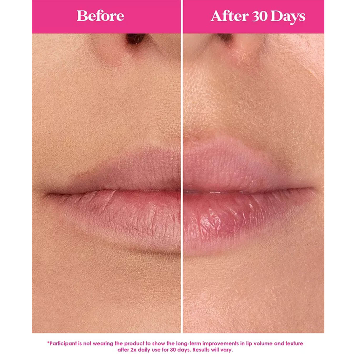 before and after results of using grande lip plumper for her available at Heygirl.pk for delivery in Pakistan